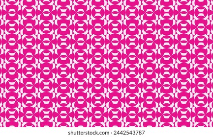 Geometrical pattern design in abstract pink background for any fabrics texture needs.
