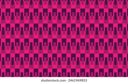 Geometrical pattern design in abstract pink and dark background for any fabrics texture needs.