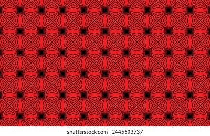 Geometrical pattern design in abstract plaid red and black background for any fabrics texture needs.