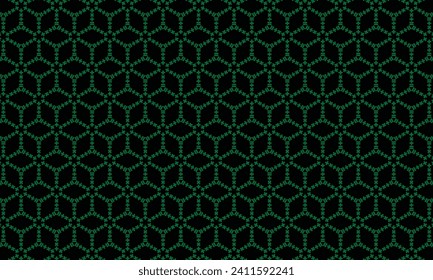 Geometrical pattern design in abstract polygonal dark background.