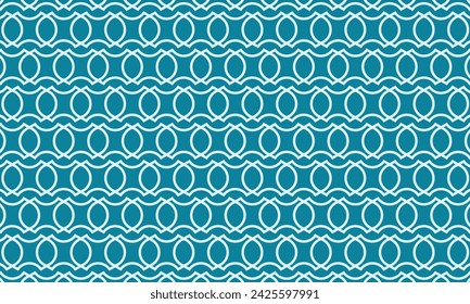 Geometrical pattern design in abstract turquoise background.