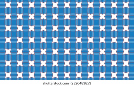 Geometrical pattern design in blue background.