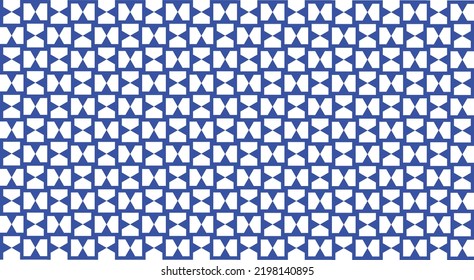 Geometrical pattern design in blue and black background. Good for carpets, rugs, or fabrics.