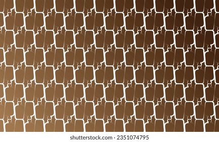 Geometrical pattern design in brown background. 