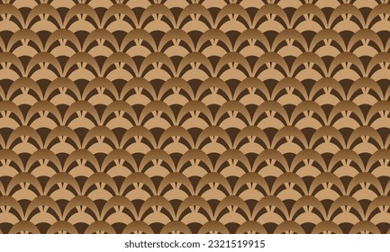 Geometrical pattern design in brown and gold background for any fabrics texture needs. 
