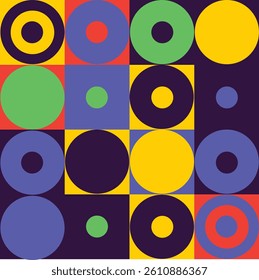 Geometrical pattern design, colorful shapes design, abstract background