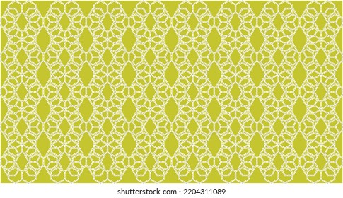 Geometrical pattern design combined lines with dashed lines. Seamless pattern in yellow brown background.