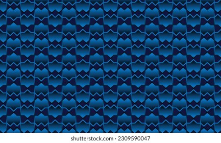 Geometrisches Musterdesign auf dunkelblauem Hintergrund.