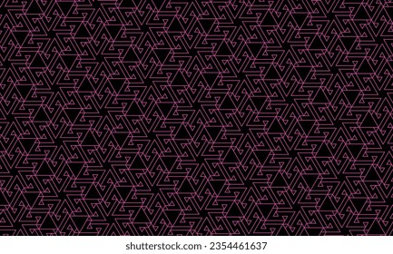 Geometrical pattern design in dark brown background for any fabrics texture needs.