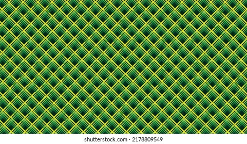 Geometrical pattern design in dark green color background. It's very good for textile pattern.