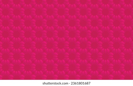 Geometrical pattern design in gradient of pink background.