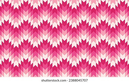 Geometrical pattern design in gradient of pink diamond texture.