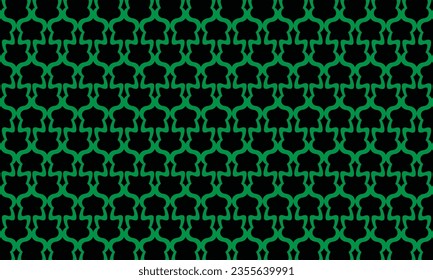 Geometrical pattern design in green background for your fabrics texture needs.