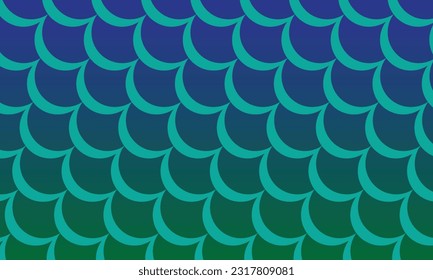 Geometrical pattern design in green and blue background.