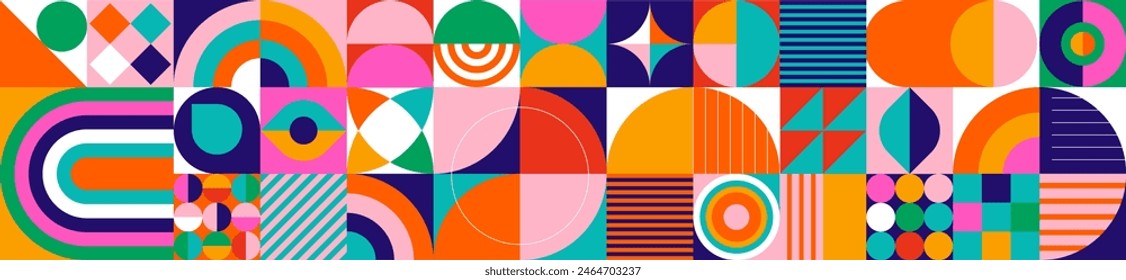 Geometrical pattern design for Hispanic Heritage month, Cinco de Mayo, Mexican fiesta or any other Latino celebration. Vector design and illustration