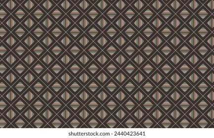 Geometrical pattern design inn abstract brown background for any fabrics texture needs.