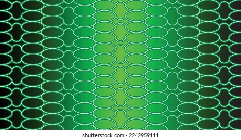 Geometrical pattern design inspired by glasses arrangement on the rack. In green gradient color that perfect for fashion, background, or fabrics.