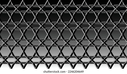 Geometrical pattern design inspired for car's front grille. Also suitable for 3D banner or fabrics. 