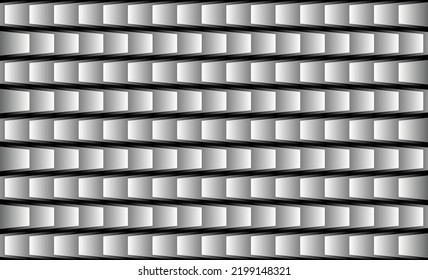 Geometrical pattern design in monochrome or colorless design. Black and white for technology.