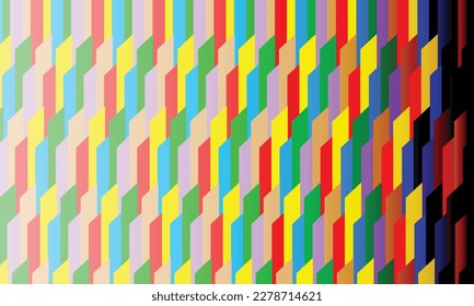 Geometrical pattern design in multi background color for any fabrics or banner.