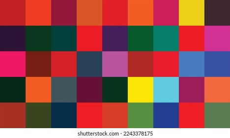 Geometrical pattern design in multi color background. Suitable for carpets, rugs, textile, and any fabrics.