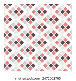 Diseño de patrón geométrico sobre fondo blanco Vector ilustración