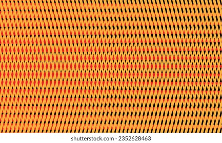 Geometrical pattern design in orange background for any fabrics texture needs.