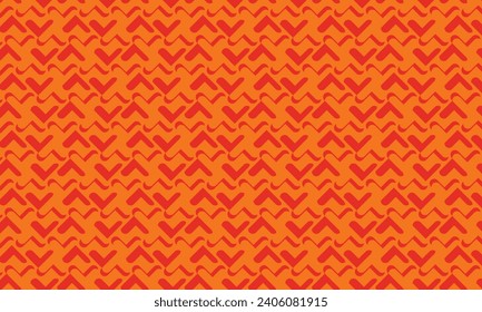Geometrical pattern design in orange and red background for any fabrics texture needs.