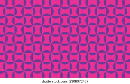 Geometrical pattern design in pink and purple background.