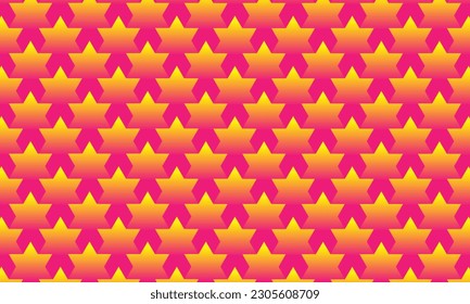 Diseño de patrones geométricos en fondo rosa y amarillo para cualquier necesidad de textura de telas.