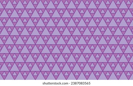 Geometrical pattern design in purple triangle for any fabrics texture needs.