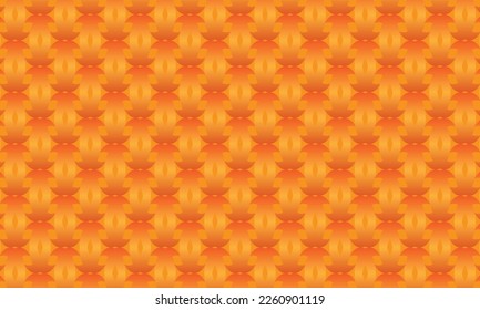 Geometrical pattern design that inspired by pineapple fruit, but this is suitable for textile texture. Looks luxurious.