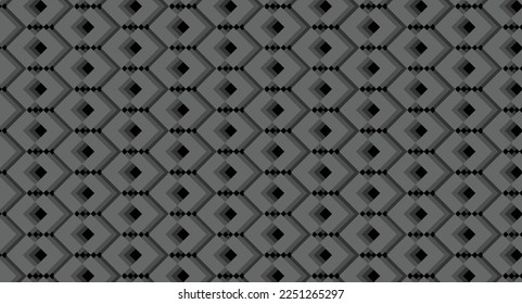 Diseño de patrones geométricos adecuados para alfombras, alfombras o tejidos. Fondo monocromo o puede cambiar el color.