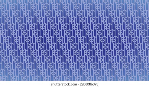 Diseño de patrones geométricos en fondo violeta y púrpura. Bueno para alfombras o textiles.