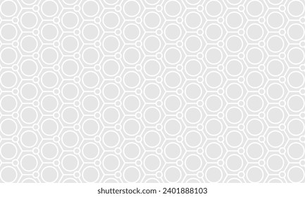Geometrical pattern design in white and light grey background.
