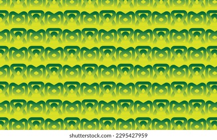 Diseño de patrones geométricos en fondo amarillo y verde. Diseño único.