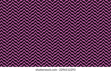 Geometrical pattern design in zigzag stripes that suitable for textile or carpet texture.