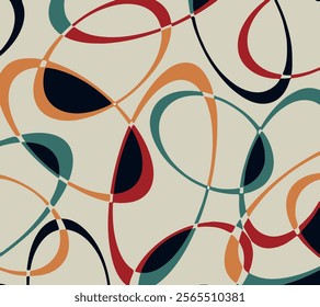 geometrical pattern, Digital And Textile Design in amazing colors .