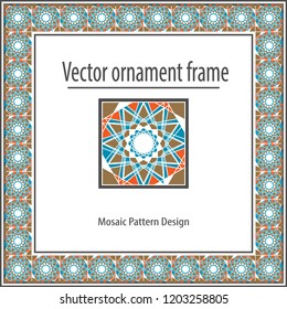 Geometrical pattern, frame, registration, ornament.