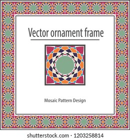 Geometrical pattern, frame, registration, ornament.