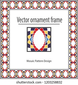 Geometrical pattern, frame, registration, ornament.