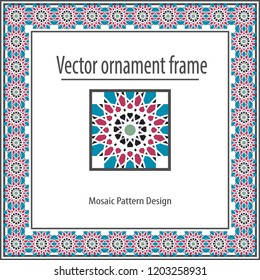 Geometrical pattern, frame, registration, ornament.