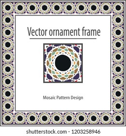 Geometrical pattern, frame, registration, ornament.