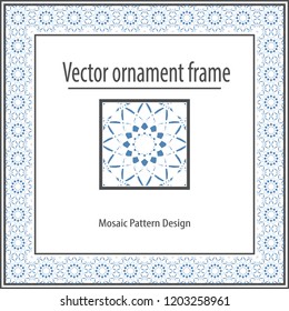 Geometrical pattern, frame, registration, ornament.