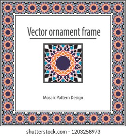 Geometrical pattern, frame, registration, ornament.