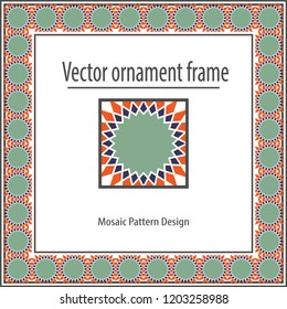Geometrical pattern, frame, registration, ornament.