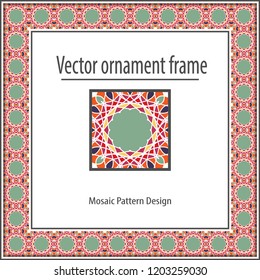 Geometrical pattern, frame, registration, ornament.
