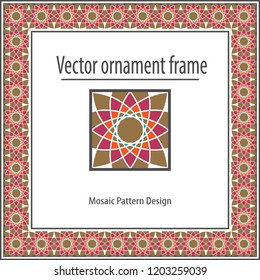 Geometrical pattern, frame, registration, ornament.
