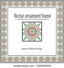 Geometrical pattern, frame, registration, ornament.