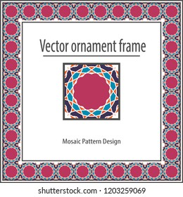 Geometrical pattern, frame, registration, ornament.